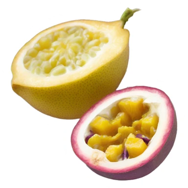 unopened Passion fruit sticker