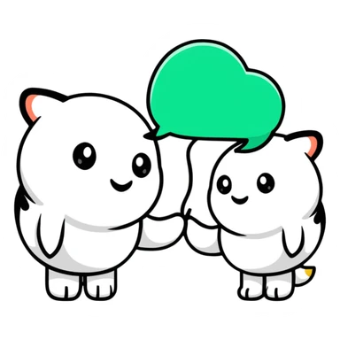 Chatting sticker