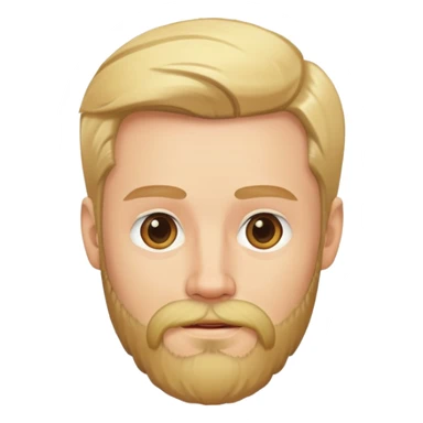 Blond men with beard sticker