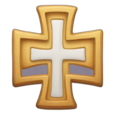 Croix catholique sticker