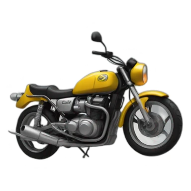 Motobike to the moon sticker