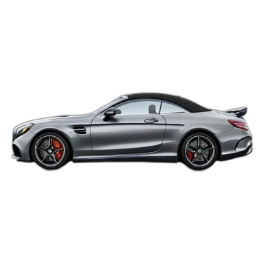 mercedes amg, lateral view sticker