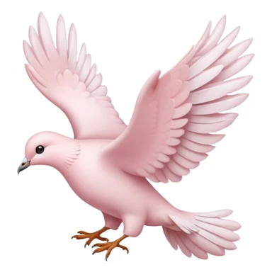light pink dove emoji sticker