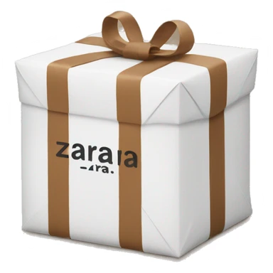 package with the inscription ZARA sticker