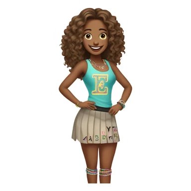 Sorority girl sticker