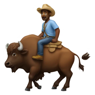 guy on a buffalo sticker