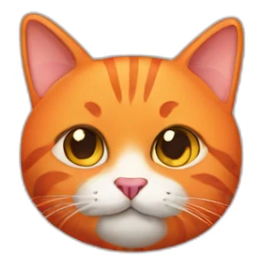 orangecat sticker