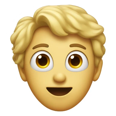 A heart with eyes pounding sticker