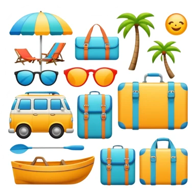 vacation equipment sticker