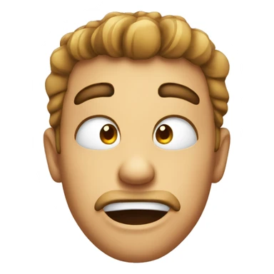 Embarrassing face sticker