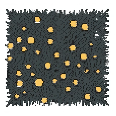 Pollock abstract splatter art in pixel art style sticker