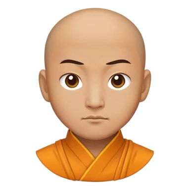 Kungfu monk sticker
