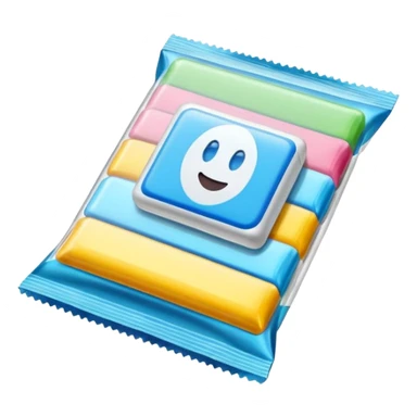 pack of gum sticker