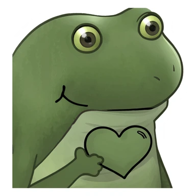 beige heart  sticker