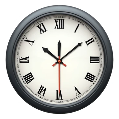 6:45 minutes in the clock sticker