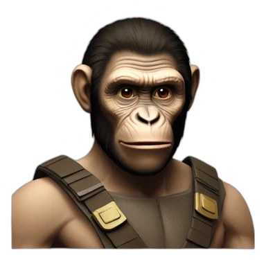 Caesar from planet of the apes sticker