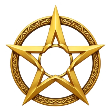 Pentacle sticker