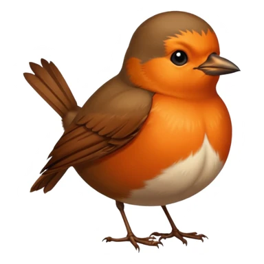 Robin bird emoji sticker