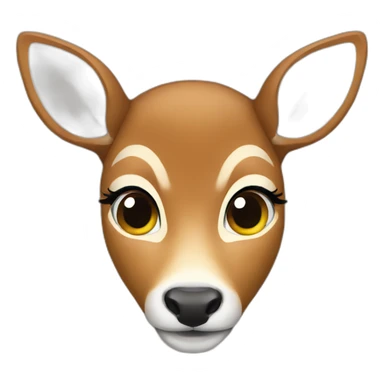 deer female sticker