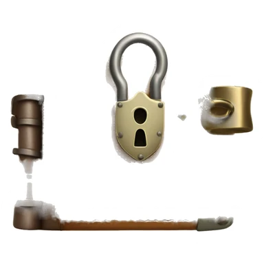 vintage diary with lock and key sticker