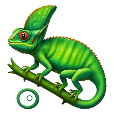 Chameleon sticker