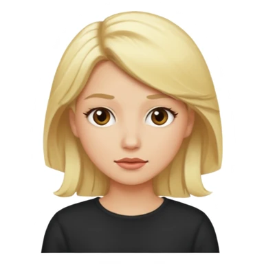 blonde hair color sassy sticker