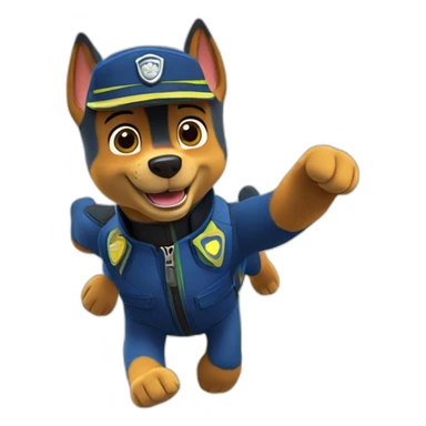 Chase von paw patrol sticker