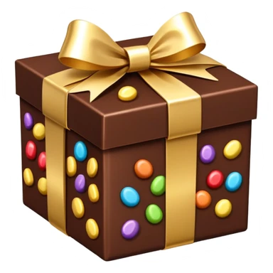 gift box of chocolate candies sticker