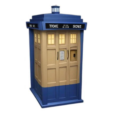 THE TARDIS sticker