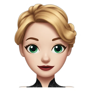 Emma stone spider girl sticker