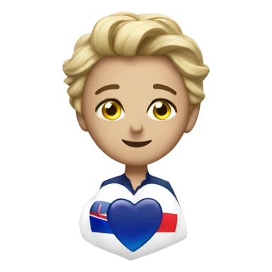 Eurovision heart sticker