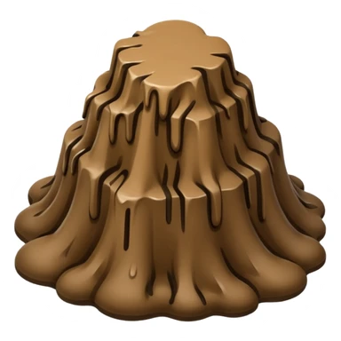 little Mud on a floor  sticker