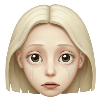 malnourished face sticker