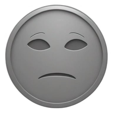 Gray coin like this 🪙 sticker