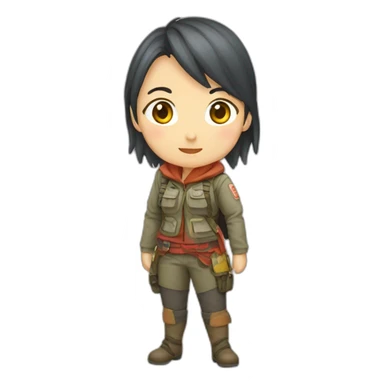 female-adventurer-from-japan sticker