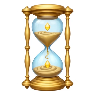 Magical Hourglass for time traveler sticker