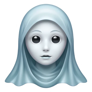 Chrome ghost sticker