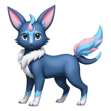 Luxray-Absol-Sylveon-Dewott-fusion sticker