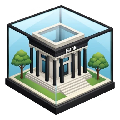 isometric bank sticker