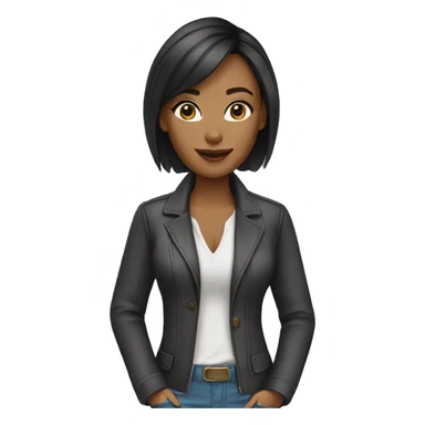 chic women's clothing store owner sticker