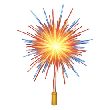 New years fireworks  sticker