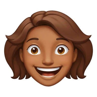 A person smiles with joy. sticker