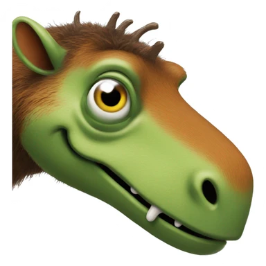 the gruffalo small green wart on nose sticker