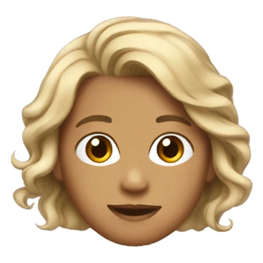 Pintando cabelo sticker