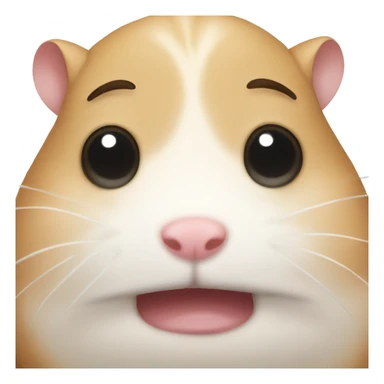 Very sad hamster crying sticker