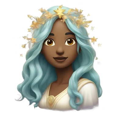 astrology virgo the maiden iridescent  sticker