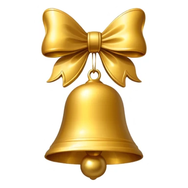 christmas bell sticker