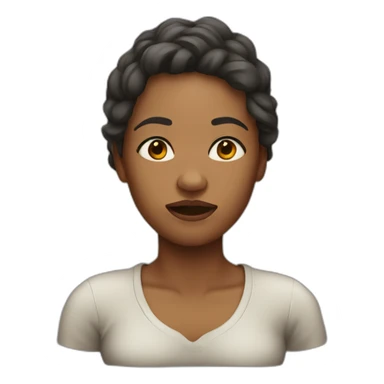 bruised woman sticker