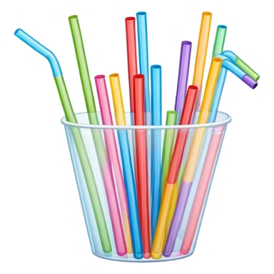 soda straws sticker