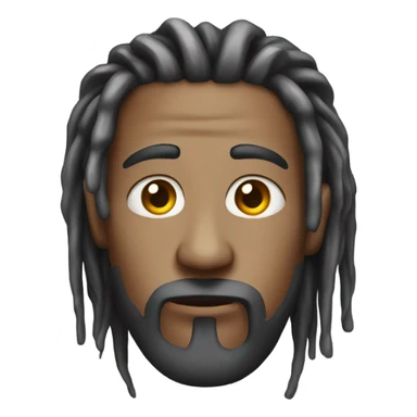 Dread head guy with blunt sticker